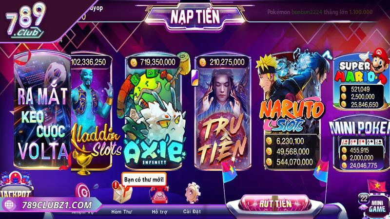 Nổ hũ 789CLUB cái tên không còn xa lạ đối với game thủ